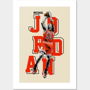 Michael Jordan 23 Basketball Posters and Art